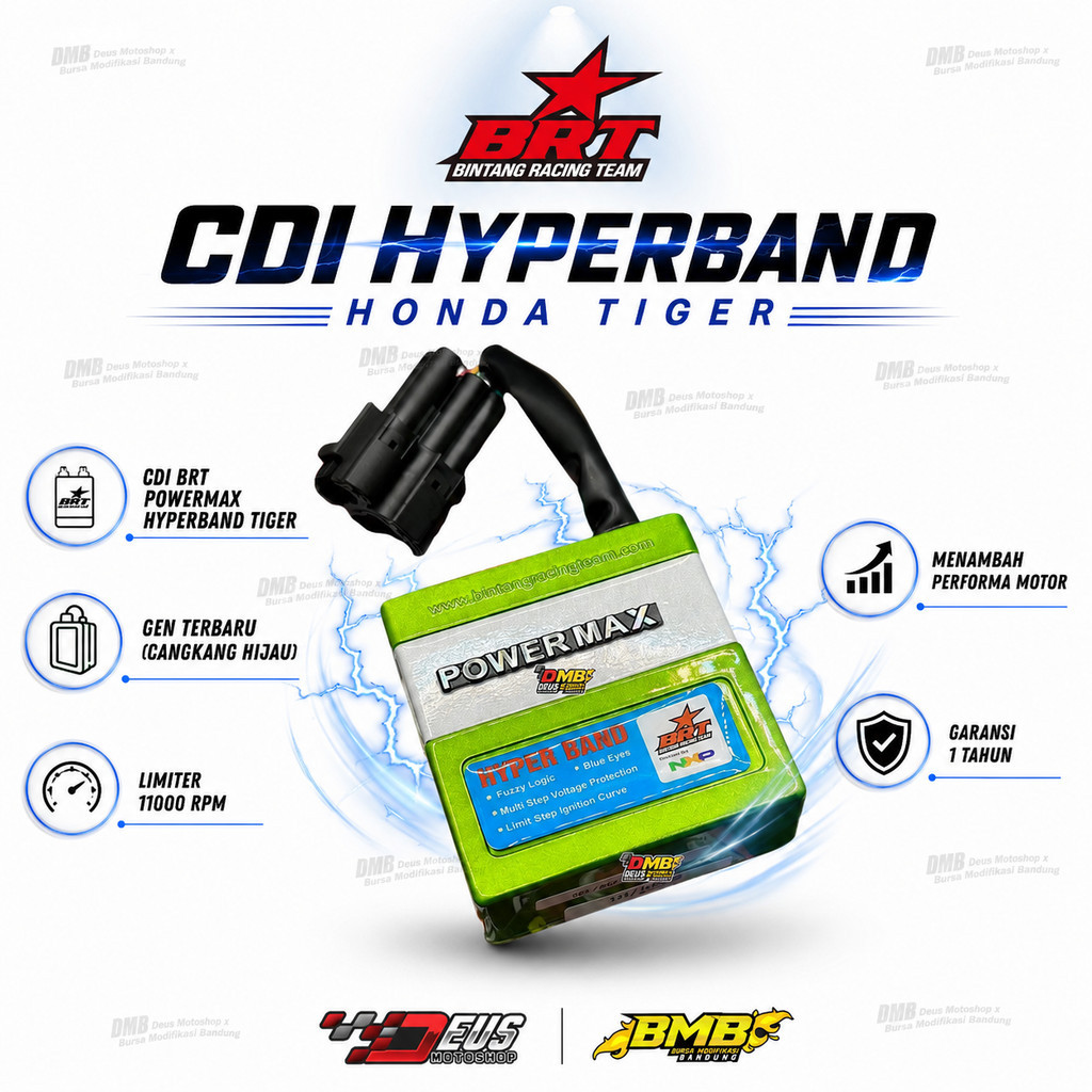 CDI BRT TIGER DC HYPERBAND HIJAU SPECIAL EDITION / CDI TIGER BRT