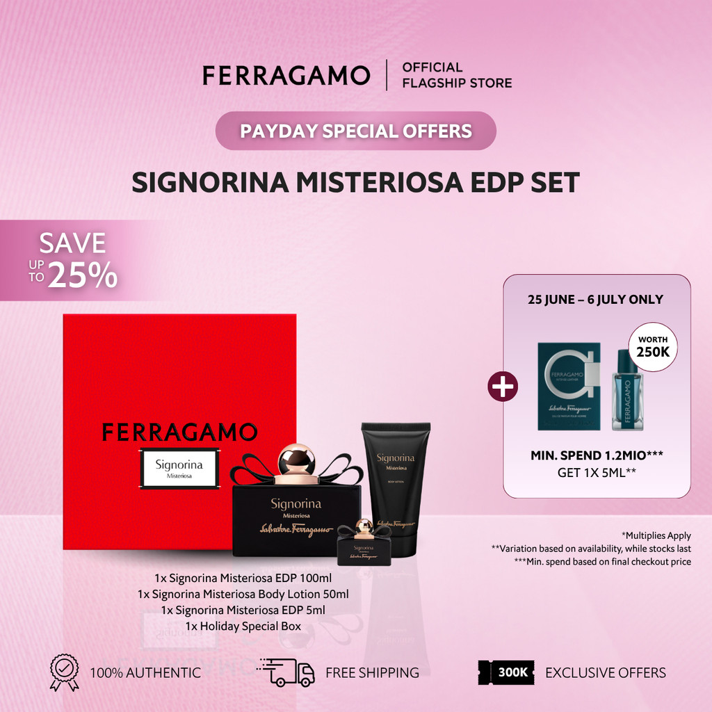 Ferragamo Signorina Misteriosa EDP Set - Signorina Misteriosa EDP 100ml, Signorina Misteriosa Body L