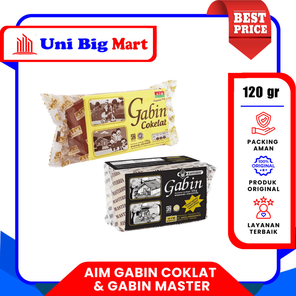 AIM GABIN COKLAT MASTERBIS GABIN MASTER  ~120GR