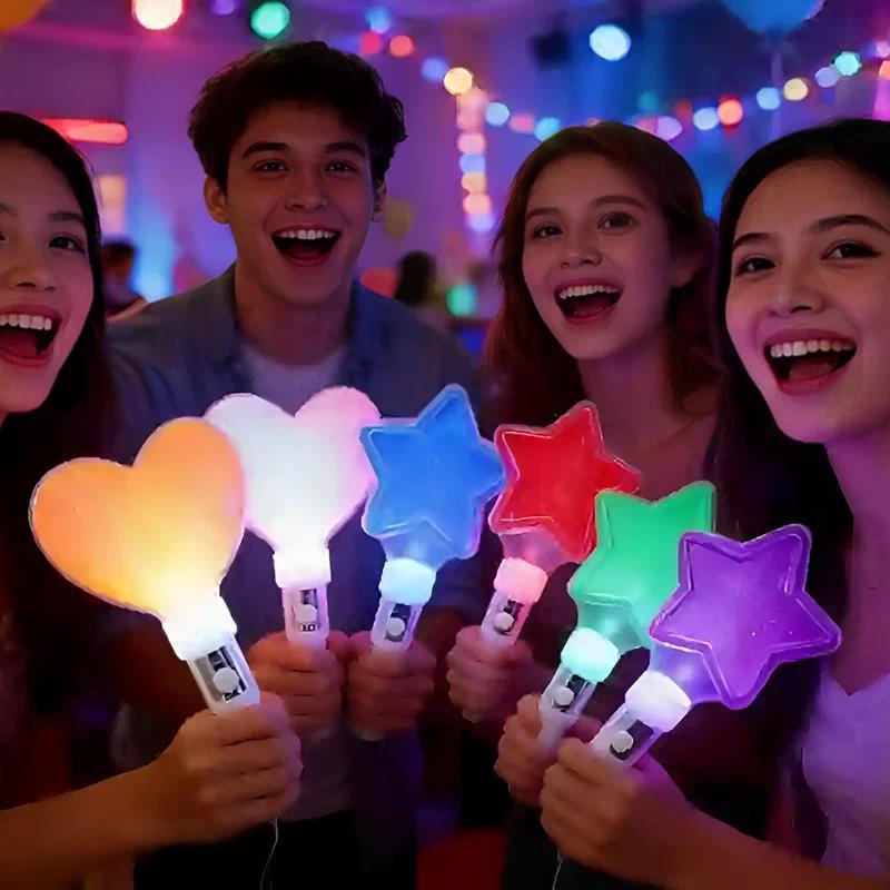 Kpop LED Glow Sticks Luminous Lightstick Kpop Idol Concert Idol Support Sticks Glow Sticks Flash Rod