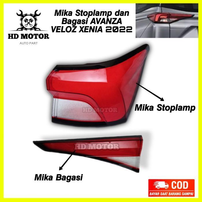mika lampu bagasi belakang mika stoplamp avanza xenia 2022 original - mika stoplamp, kiri