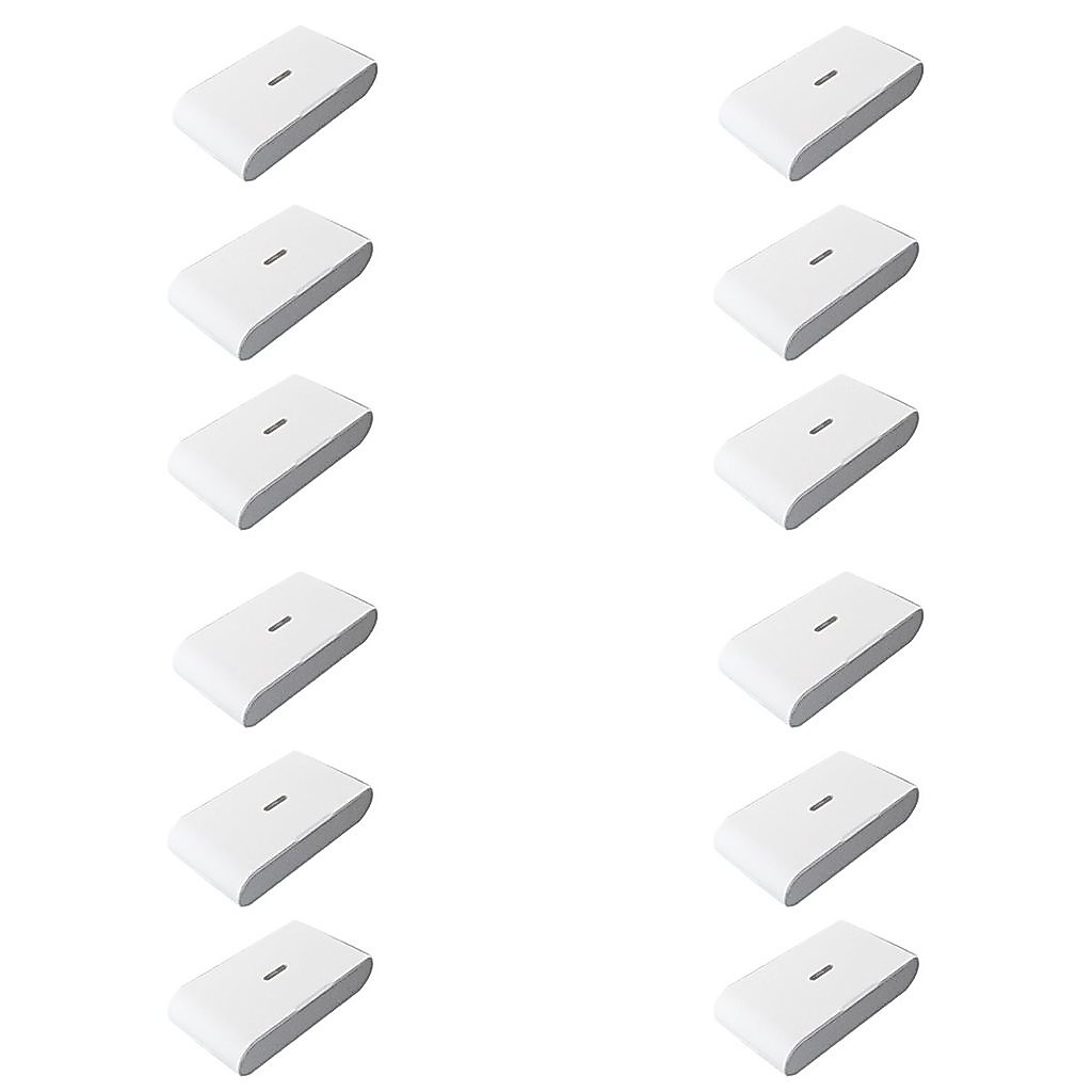 CYBER MONDAY12Pcs 433Mhz Wireless Vibration Glass Break Detector, Adjustable Sensitivity, Compatible