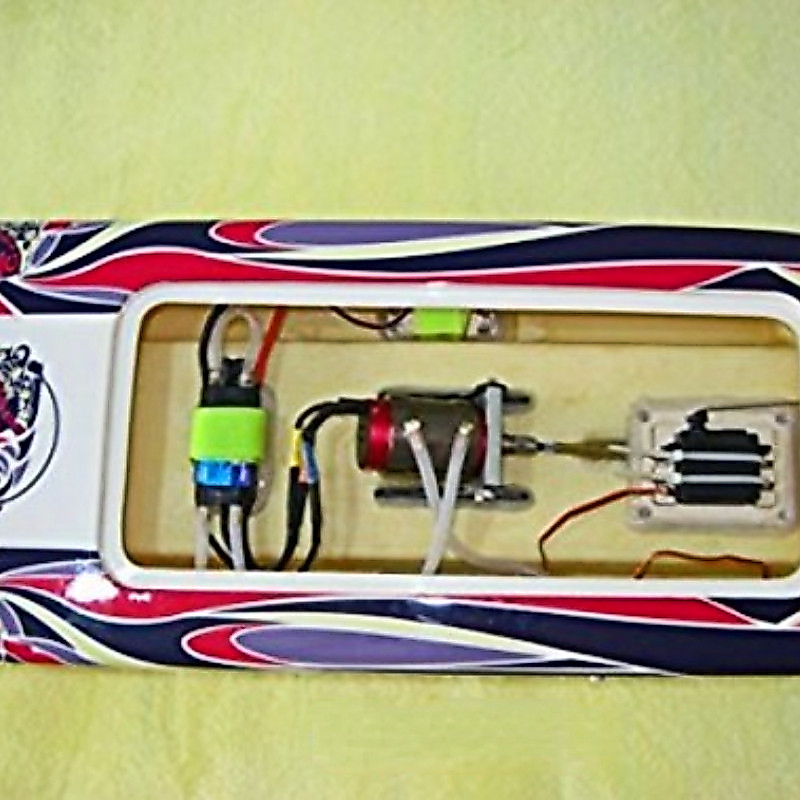 . Rc Single Oar Cat Boat Brushless Electric Boat With Coating Empty -