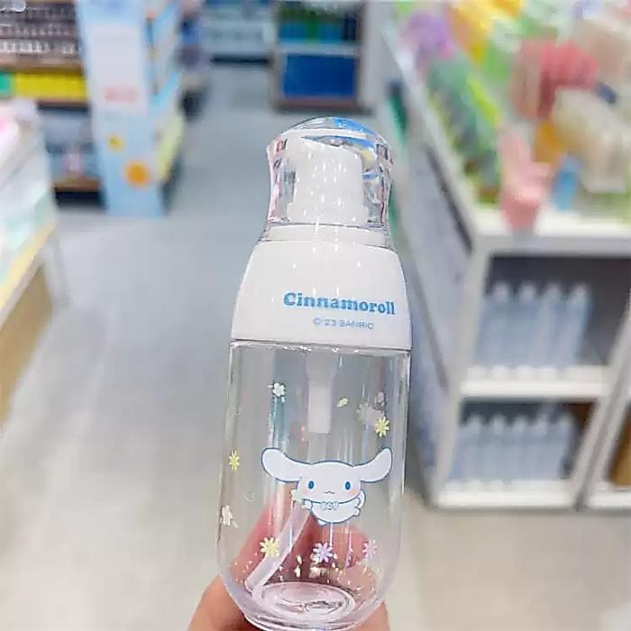 Miniso Cinnamoroll Spray Bottle Travel Bottle Botol Kemasan Perawatan Kulit 60Ml Berkualitas
