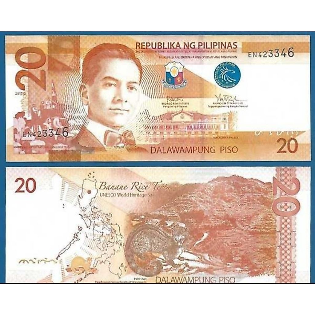 Uang Kuno Filipina 20peso VF untuk Mahar dan Koleksi Numismatik