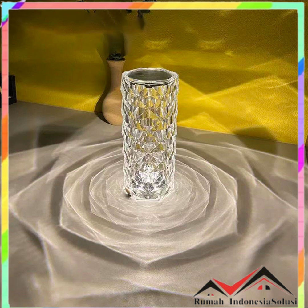 

- VKTECH Lampu Meja Hias Model Kristal LED Diamond 0.74W 3 in 1 Color - R302 -