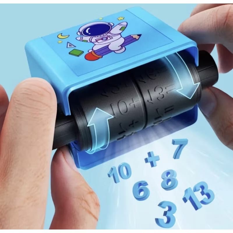 

MINIQQO Roller Stamp Matematika | Alat latihan Soal Matematika Stampel Anak Belajar Menghitung