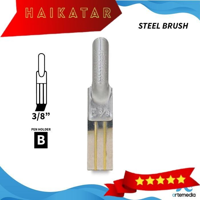 

Mata Pena Kaligrafi Steel Brush Speedball Calligraphy Nibs - NIB E 3/8