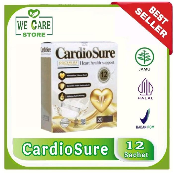 

PROMO Cardiosure Premium Original Susu Untuk Hipertensi Darah Tinggi Dan Kolesterol Asli Bpom