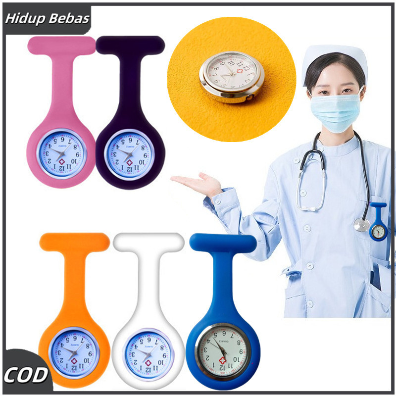 Jam Saku Perawat Silikon / Jam Saku Mini / Jam Saku Portabel Mode / Jam Saku Multi-fungsi