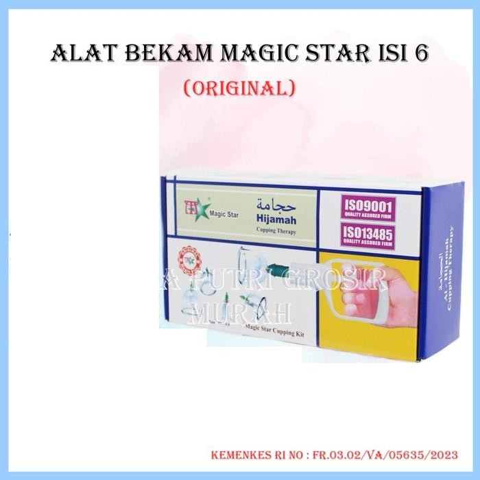 promo MagicStar Alat Bekam isi 6 / Kop Angin / Hijamah Cupping Therapy terlaris