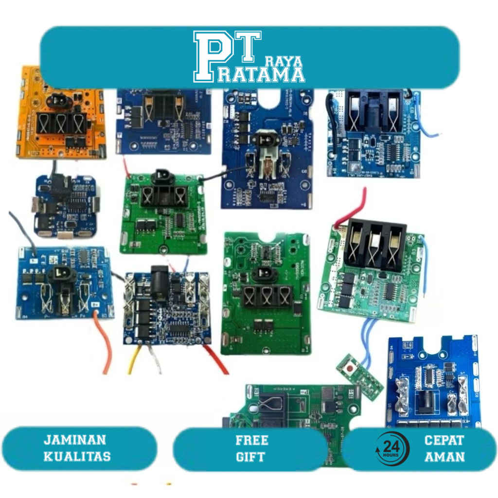Modul Bms 4s 5s baterai bor impact gerinda 18v 20v 21v 36v 48v volt cordless lithium bisa buat kova 