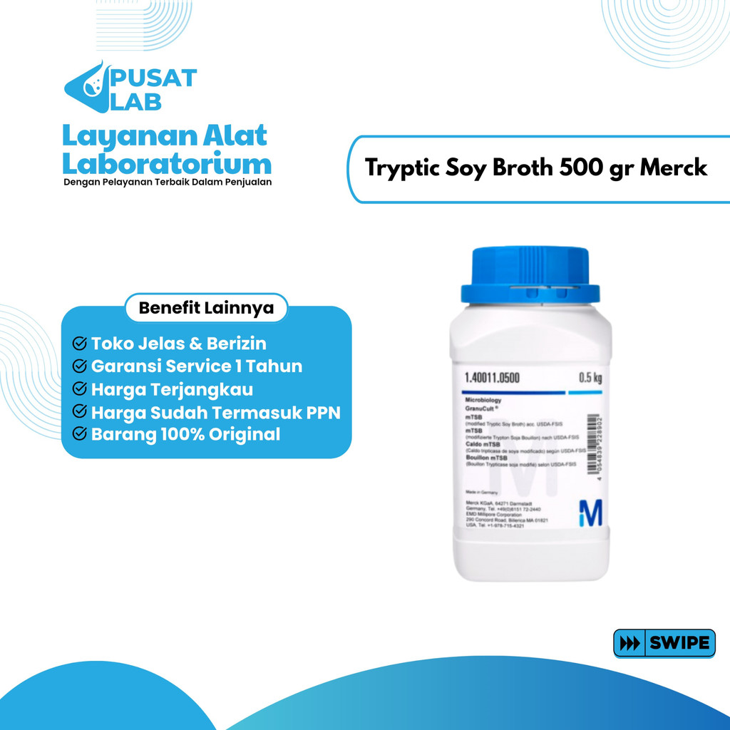 Tryptic Soy Broth 500gr Merck