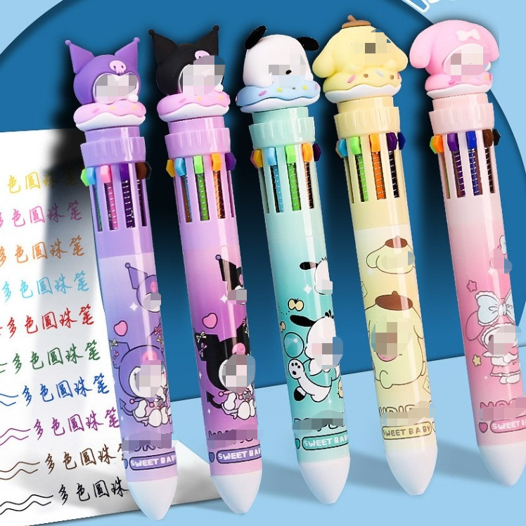 

PULPEN 10 WARNA 3D DOLL EDITION / PULPEN MEKANIK 10 WARNA LUCU KARAKTER BONEKA LUCU ATK