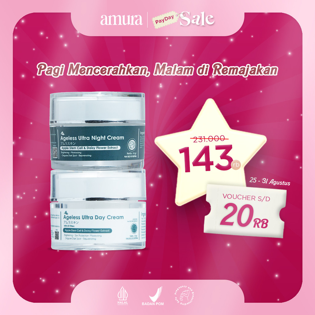 Glowing Cream Amura Series (day & night cream)