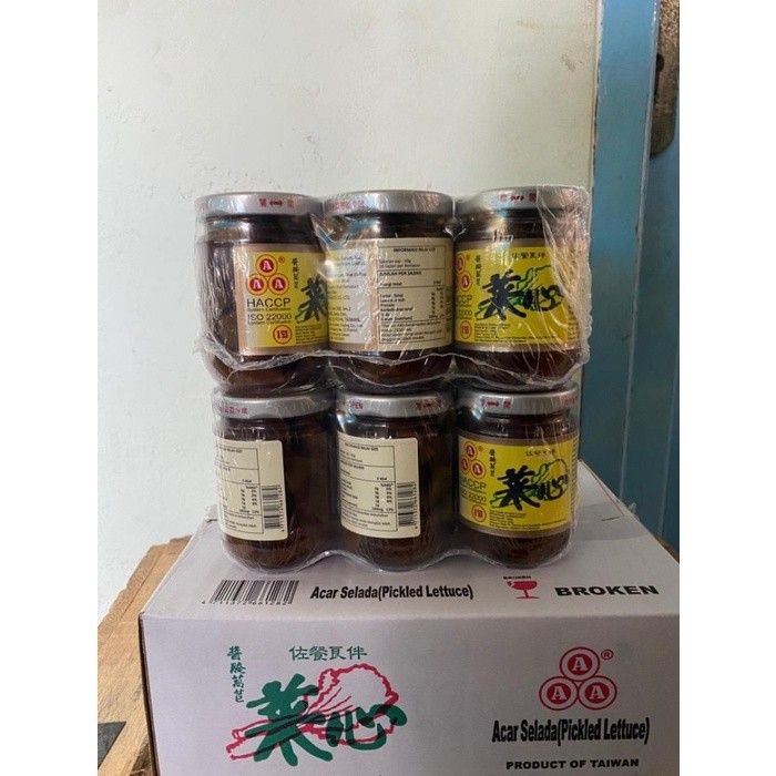 

Pickled Lettuce Acar Selada AAA 180gr / 1 Lusin / 1 Dus