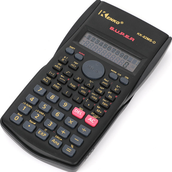

Kalkulator Sekolah Scientific KENKO 82MS 10 Digit - Calculator Ilmiah Ujian Sin Cos Tan