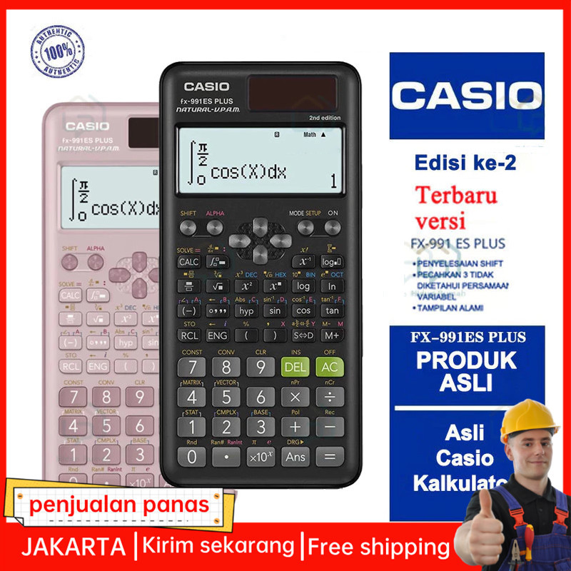 

【Kirim Sekarang】Kalkulator Scientific Casio ilmiah FX-991EX/991ES-Plus Kalkulator Casio Scientific Calculator Casio Scientific/40 Konstanta Rumus