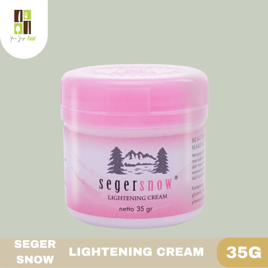 Seger Snow Lightening Cream 35g / Haslin Seger Snow Pink