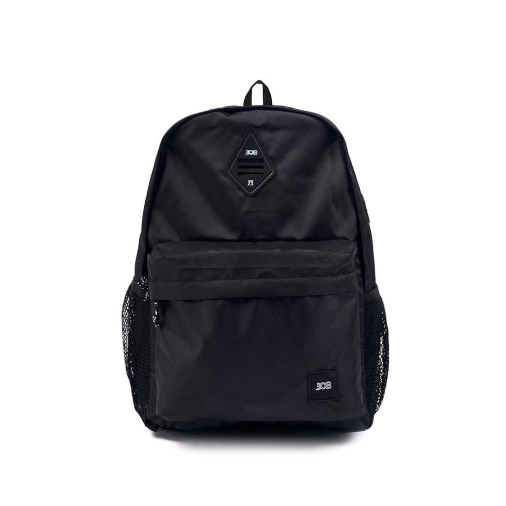 308 Absltunscrd - BACKPACK / TAS RANSEL BAG LAPTOP BASIC 308 BLACK BOX - Black