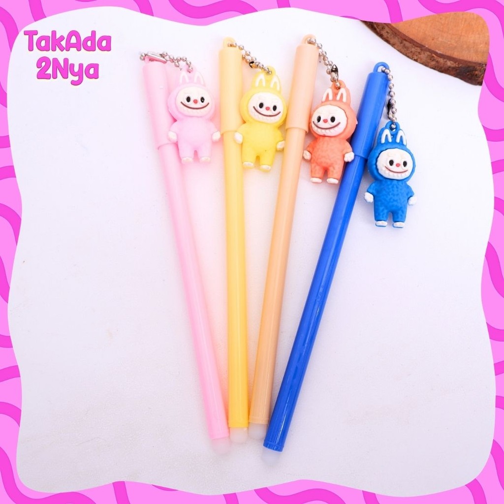 

Pena Gel Gantungan Labubu Full Body Pulpen Pen Gelpen Bolpoint Lucu