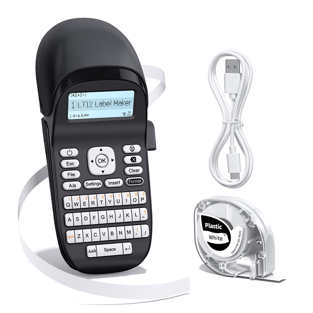 

Phomemo LT12 Label Printer Compatible with DYMO A91200 A91201 Labels Portable Bluetooth Wireless Sticker Maker for Home Office