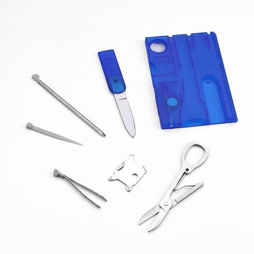Machinegard Victorinox Swisscard Lite Pocket Tool Blade Scissors Penggaris Skala Kaca Pembesar Screw