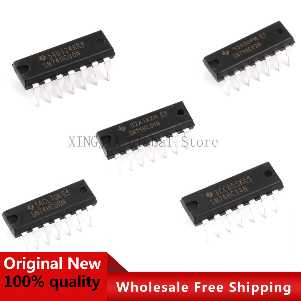 20pcs/lot SN74HC00N 74HC02N 74HC04N 74HC08N 74HC10N 74HC14N 74HC20 74HC32N 74HC126N 74HC138N 74HC139