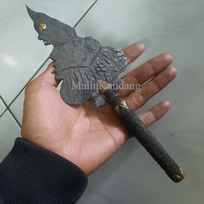 Tombak Ageman Piandel Kinatah Semar Pamor Keleng Sepuh Unik ntik JOO82