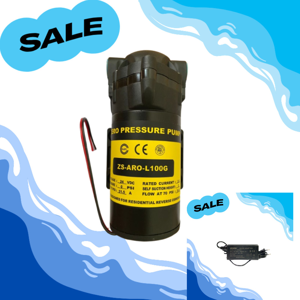 Pompa RO Reverse Osmosis Booster Pump Eflow 100 GPD