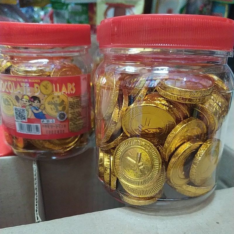 Cokelat Koin Toples @100Pcs - ALF