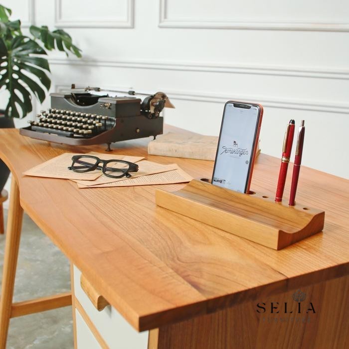 

Selia Furniture Sakha Desk Organizer - Kayu Jati Asli