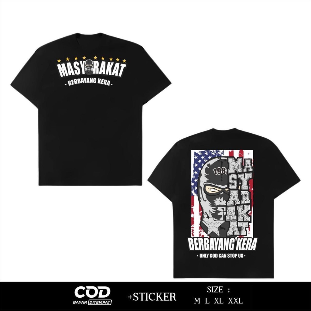 KAOS IKSPI MASYARAKAT BERBAYANG KERA KAOS MAWAR IKSPI - KAOS IKSPI TERBARU - KAOS IKSPI SIMPEL - KAO