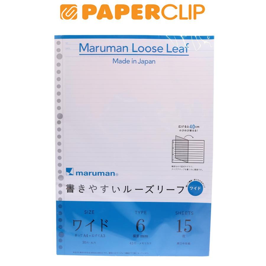 

LOOSE LEAF A4 MARUMAN L1191 15S