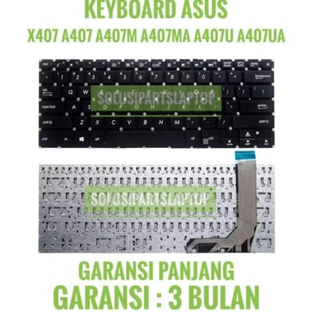 Keyboard Asus A407 A407U A407UA X407 X407 X407M A407M A407MA X407MA