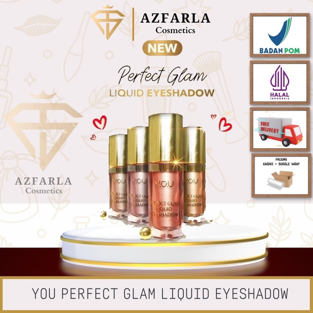 Azfarla Kosmetik Y.O.U Perfect Glam Liquid Eyeshadow