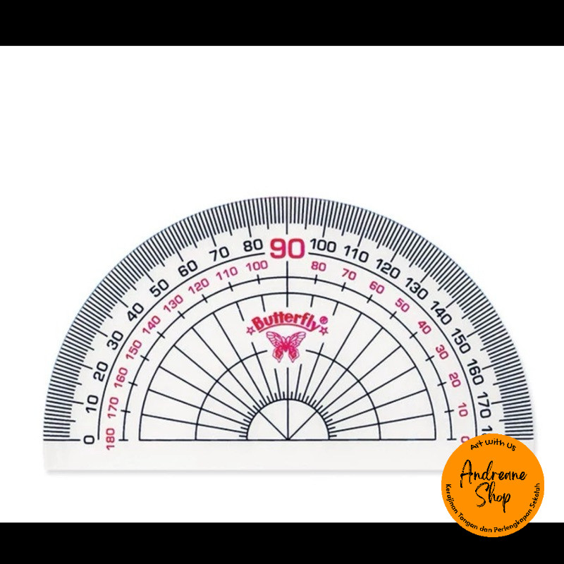 

Busur 180 Derajat Butterfly – Presisi, Awet, dan Praktis untuk Kebutuhan Belajar maupun Kerja