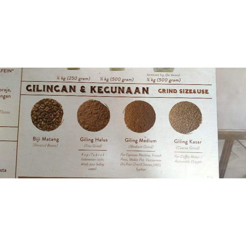 

JAMIN MURAH !!!KOPI AROMA 500 GR - ARABICA / ROBUSTA - Fresh Asli - BUBUK HALUS / MEDIUM / KASAR / BIJI KOPI - Tokomart Shop - Indonesia Coffee(BISA LANGSUNG ORDER)