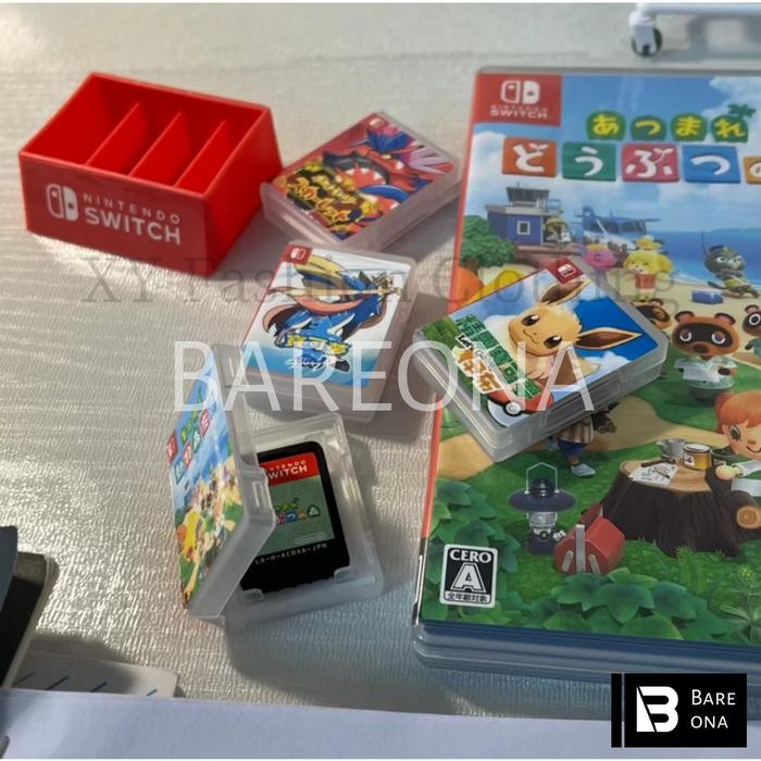 Nintendo Switch Mini Cartridge Game Case Cute Storage Box Kecil (Tempat Kaset Permainan LITE V1 V2 O