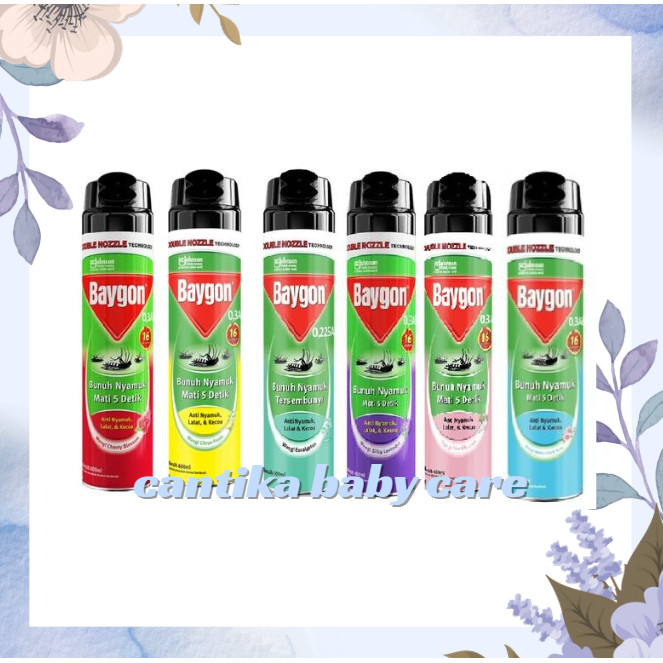 Baygon Aerosol 600 ml Obat Nyamuk Baygon Spray Anti Nyamuk & Serangga