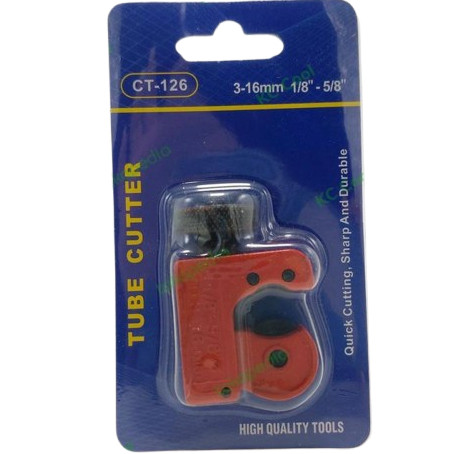 

Mini Tube Cutter Pipa CT 126 1/8" 5/8" Cutting Merah