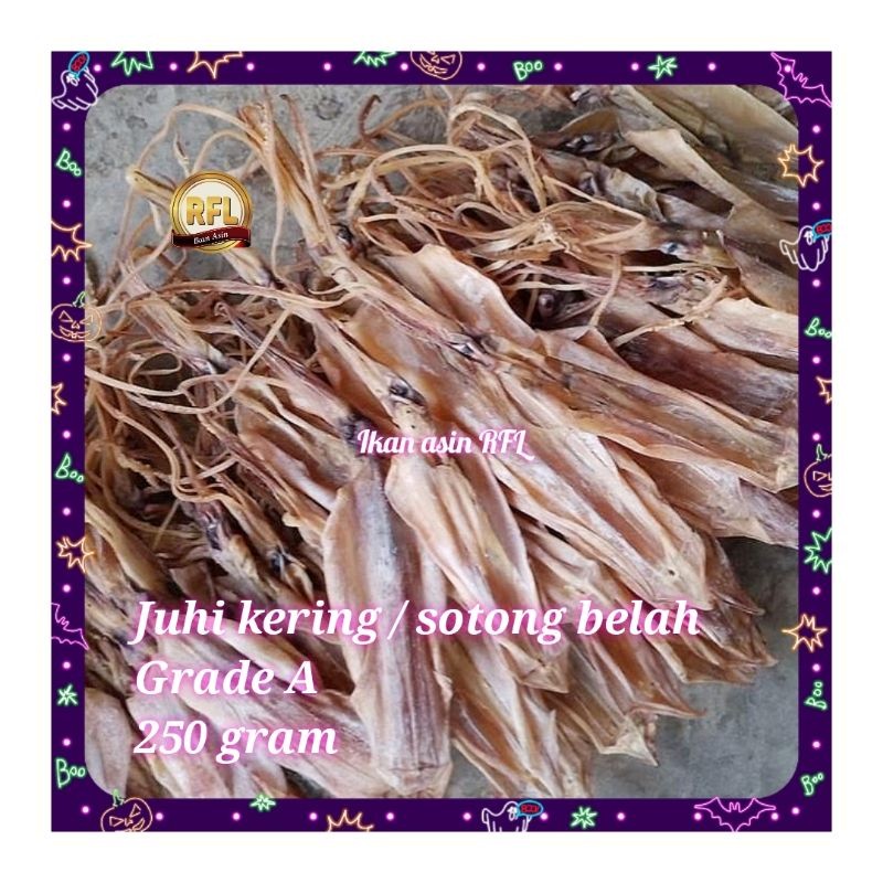 

Juhi Kering / Sotong Belah Grade A 250gramMurah