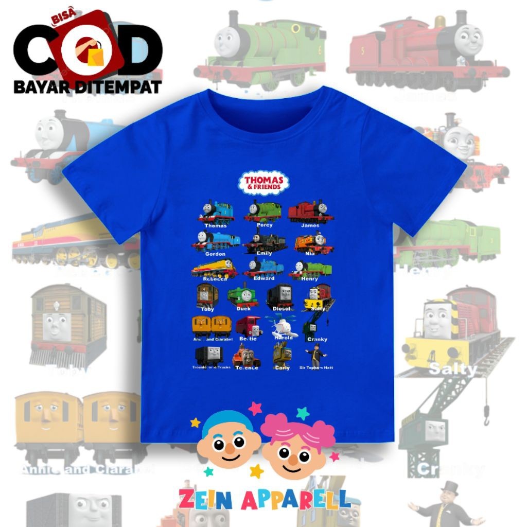 Fashion Anak THOMAS and FRIEND / Kaos Anak THOMAS and FRIEND / Baju Anak THOMAS and FRIENDS