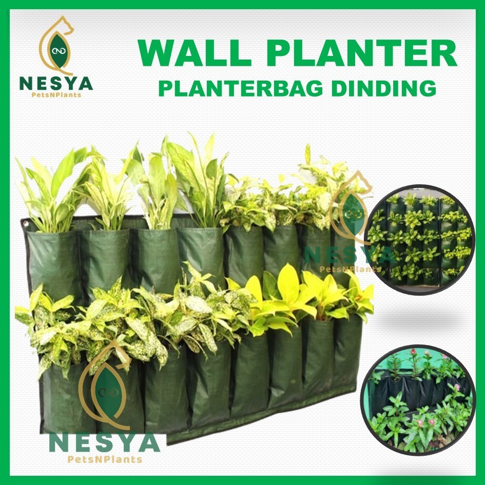 Planter Bag Dinding Wall Planter Vertikal Garden