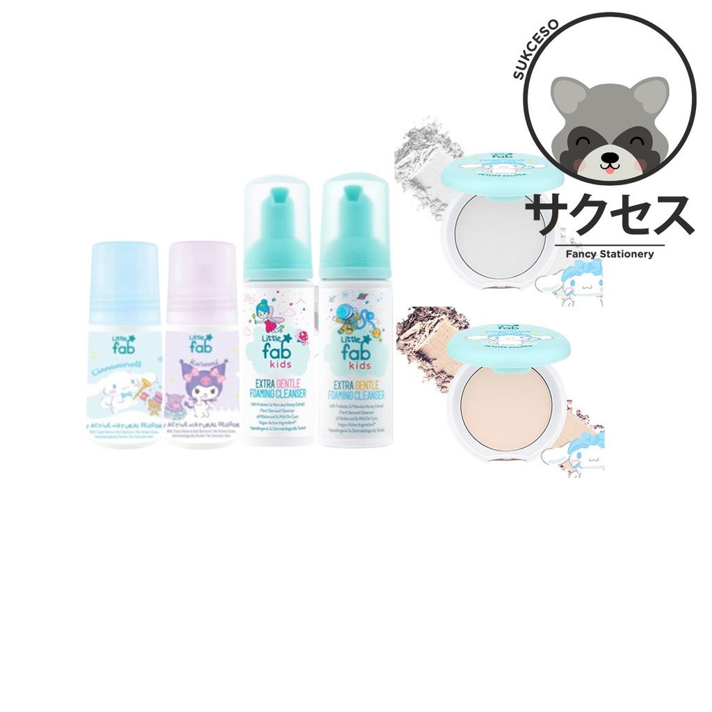 Little Fab Kids – Deodorant Cleanser Bedak Anak | Skincare Body Care Anak | Kosmetik Kecantikan Anak