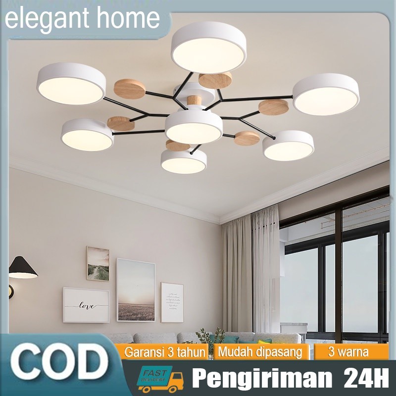 Lampu Ruang Tamu Aesthetic Lampu Gantung Estetik Lampu Langit-langit Kamar Tidur Lampu Hias Plafon L