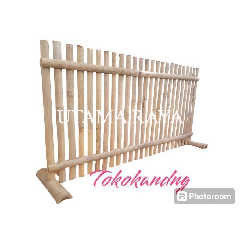 Pagar Rumah Taman Bambu Mini