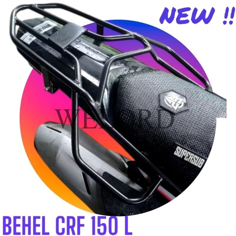 Behel CRF 150, bracket CRF, behel belakang CRF,