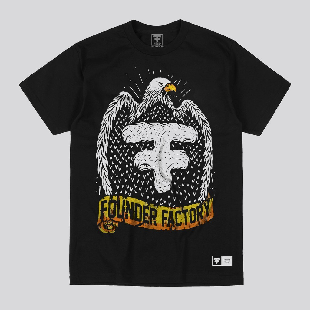 Founder Factory - Eagle TShirt - Black