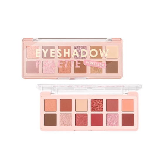 Pinkflash Eyeshadow Palette Pink Dessert 12 Shades - Eyeshadow
